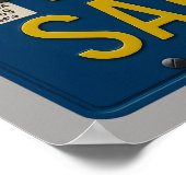 Poster Salty - Retro 1969 California License Plate Art (Coin)