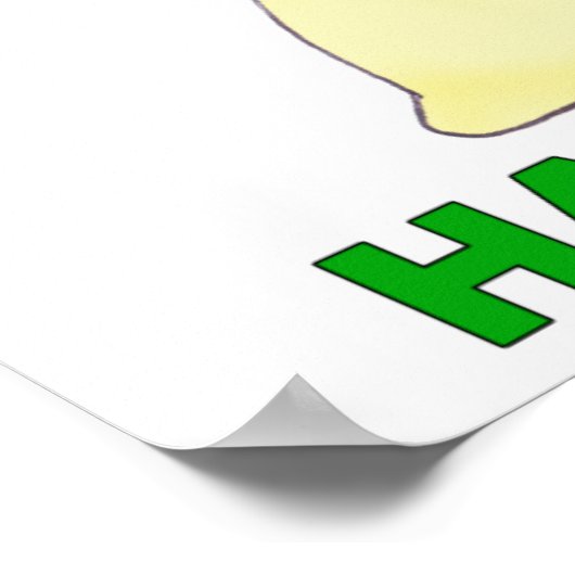 Poster Saluez l'escargot (Coin)