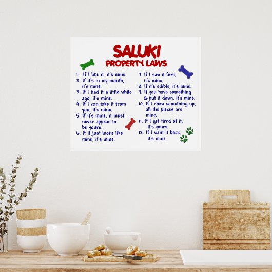 POSTER SALUKI PL2 (Cuisine)
