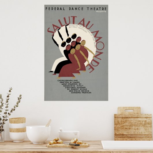 Poster Salut Au Monde (Cuisine)