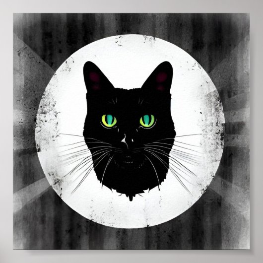 Poster Salut ! Chat ! (Devant)