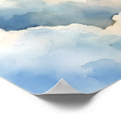Poster Salut, Croix dans les Nuages, (Coin)