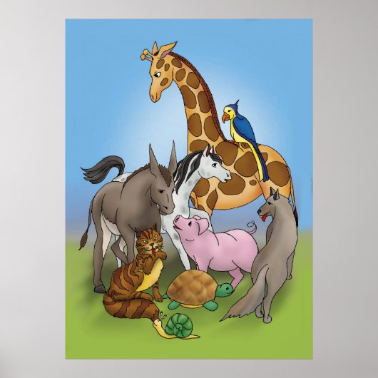 Poster Salut mes amis ! -Affiche (Devant)