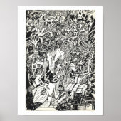 Poster "Salut", par Brian Benson (Devant)