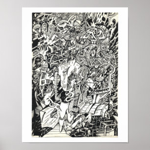 Poster "Salut", par Brian Benson