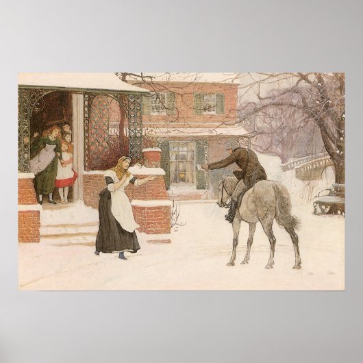 Poster Salutation au facteur par Robert Walker Macbeth (Devant)