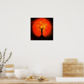 Poster Salutation Au Soleil (Cuisine)