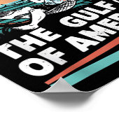 Poster Salutation Chill Du Golfe De L'Amérique Américaine (Coin)