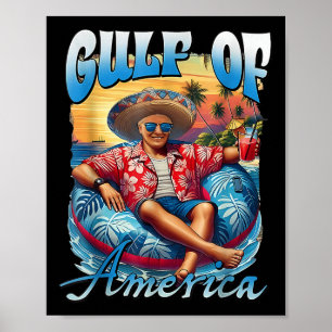 Poster Salutation Chill Du Golfe De L'Amérique Américaine