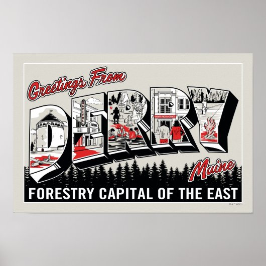 Poster Salutation De Derry Maine (Devant)