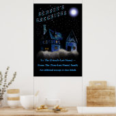 Poster Salutation de la porte de Noël - Personnalisé (Cuisine)