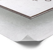 Poster Salutation de NoëlPetit enfant à travers le papier (Coin)