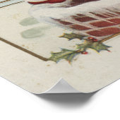 Poster Salutation de NoëlPetits enfantsChimney (Coin)