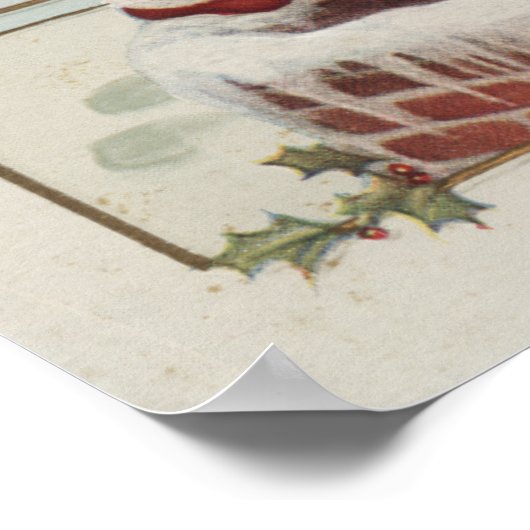 Poster Salutation de NoëlPetits enfantsChimney (Coin)