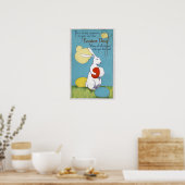 Poster Salutation de PâquesOEufs de lapin de Pâques (Cuisine)
