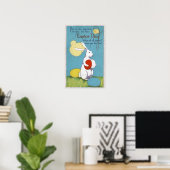 Poster Salutation de PâquesOEufs de lapin de Pâques (Bureau à domicile)