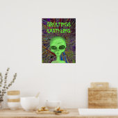 Poster Salutation des Aliens (Cuisine)