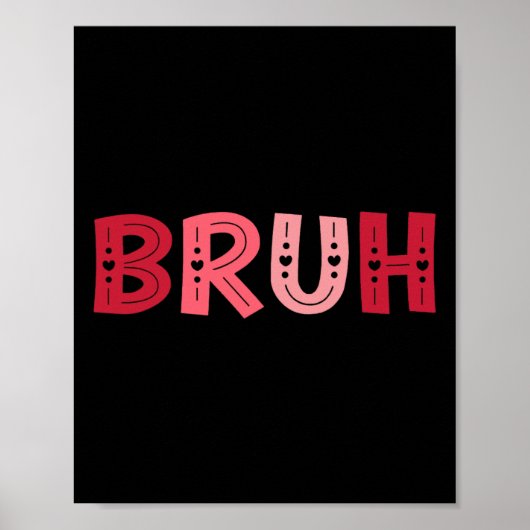 Poster Salutation drôle de frère de mème pour adolescents (Devant)