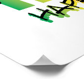 Poster Salutation Rainbow Menorah Hanoukka (Coin)