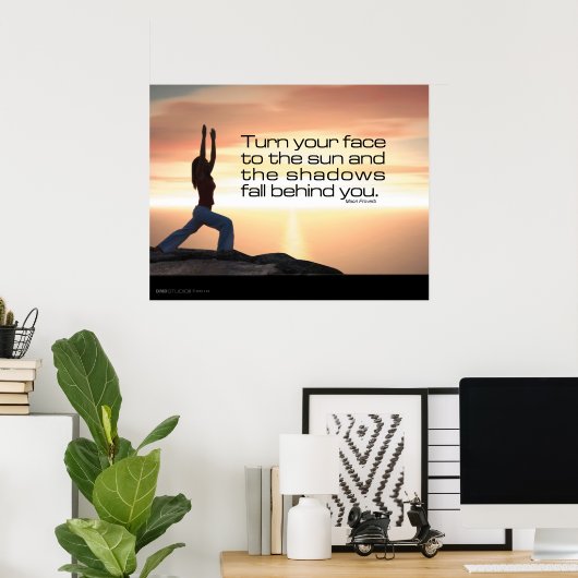 Poster Salutation Sun (Bureau à domicile)