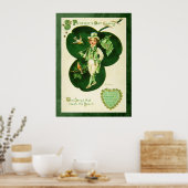 Poster Salutation vintage St Patrick (Cuisine)