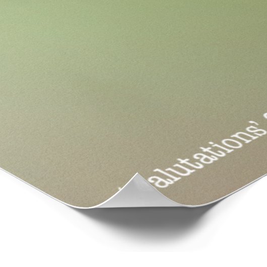 Poster Salutations (Coin)