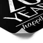 Poster Salutations à 20 ans mariés Couples 20e Mariage An (Coin)