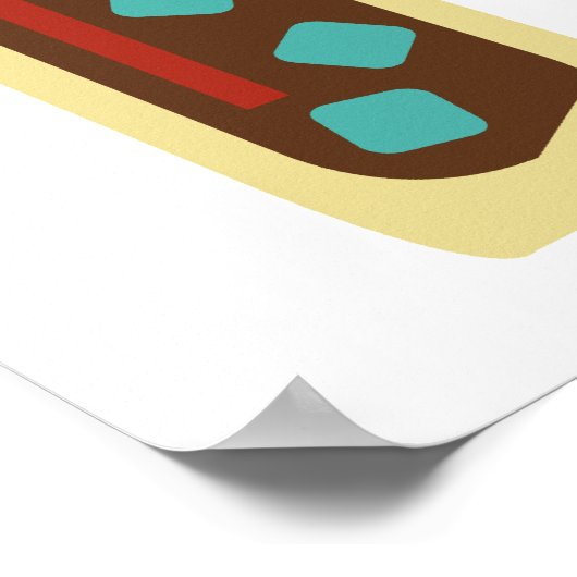 Poster Salutations à 21 anniversaire (Coin)