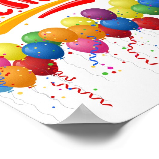 Poster Salutations à un autre chapitre : Joyeux anniversa (Coin)