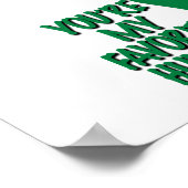 Poster Salutations Aliens - Vous êtes Mon Humain Préféré (Coin)