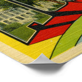 Poster Salutations de Augusta, Maine Giant Postcard (Coin)