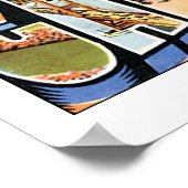 Poster Salutations de Californie (Coin)