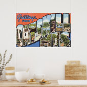 Poster Salutations De Catskill Mts, Vintage (Cuisine)