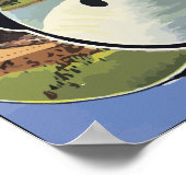 Poster Salutations De Columbus Ohio, Vintage (Coin)