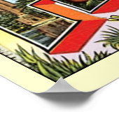 Poster Salutations De Floride (Coin)