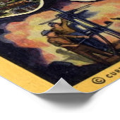 Poster Salutations de la Butte Metropolis du Montana (Coin)