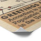 Poster Salutations de la capitale mondiale du porc (Coin)