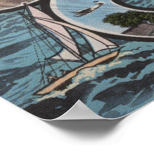 Poster Salutations de la Côte du Golfe (Coin)