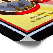 Poster "Salutations de la Géorgie" des années 1940 (Coin)