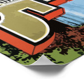 Poster Salutations De L'Arkansas, Vintage (Coin)