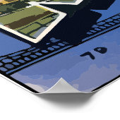 Poster Salutations De New York City, Vintage (Coin)