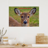 Poster Salutations de Noël (Cuisine)