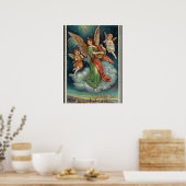 Poster Salutations de Noël norvégiennes vintages, (Cuisine)