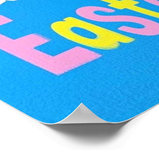 Poster Salutations de Pâques (Coin)