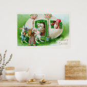 Poster Salutations de Pâques vintages (Cuisine)