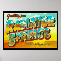 Salutations de Radiator Springs Arizona