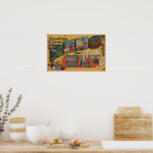 Poster Salutations de Reno, NevadaReno, NV (Cuisine)