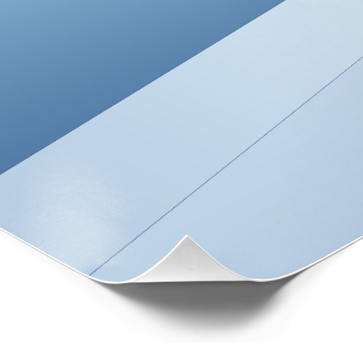 Poster Salutations de Santorin Grèce (Coin)