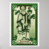 Poster Salutations de St. Patrick (Erin Go Braugh) (Devant)