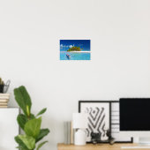 Poster Salutations de Tahiti (Bureau à domicile)